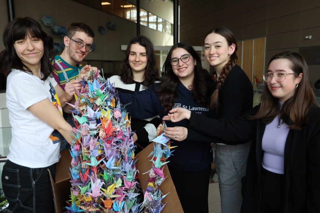 A Message of Hope: 1000 Origami Cranes