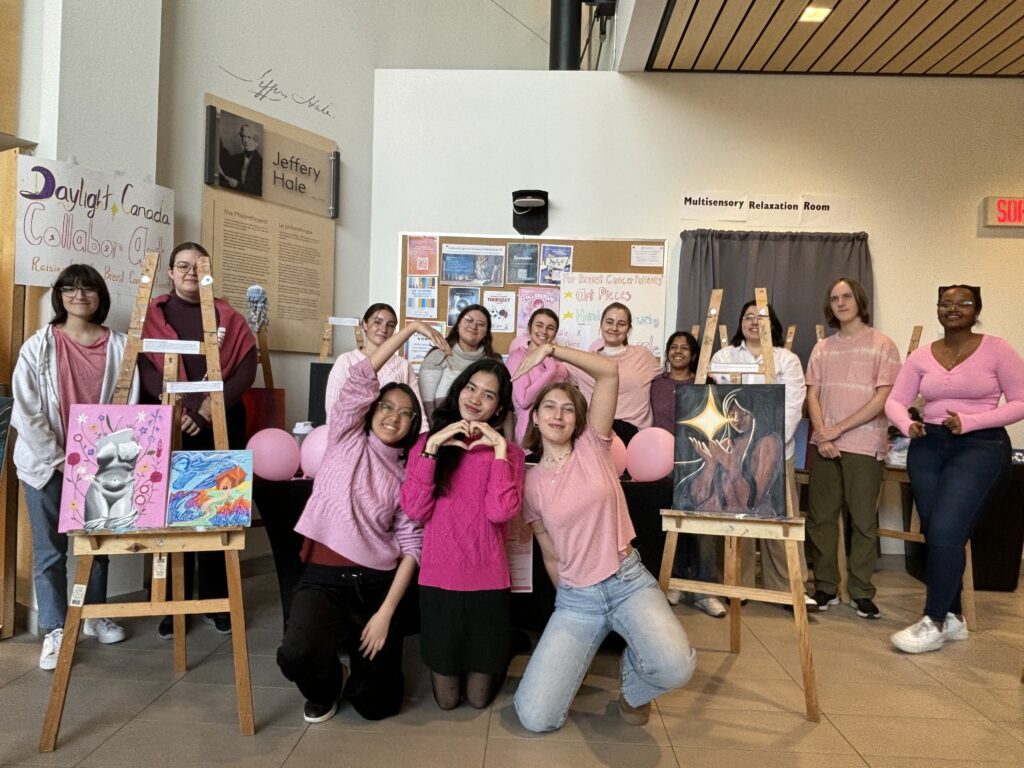 Student-Run Art Sale Raises $1,130 for Breast Cancer