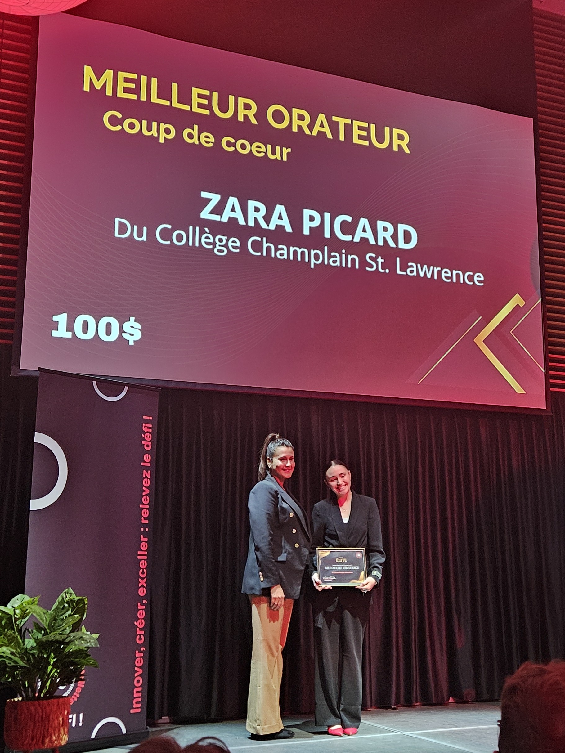 Zara Picard wins Best Orator
