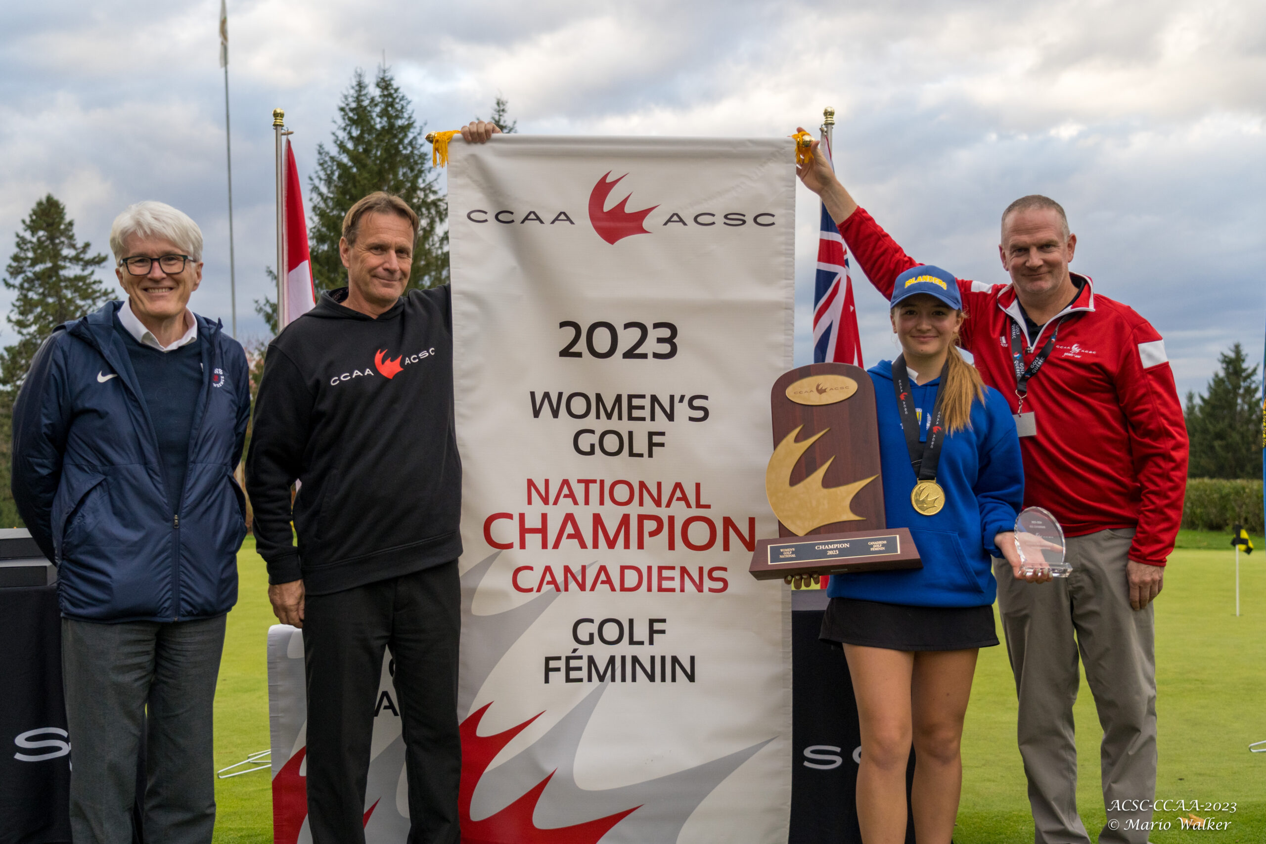 Mackenzie Cloutier earns a gold medal.
