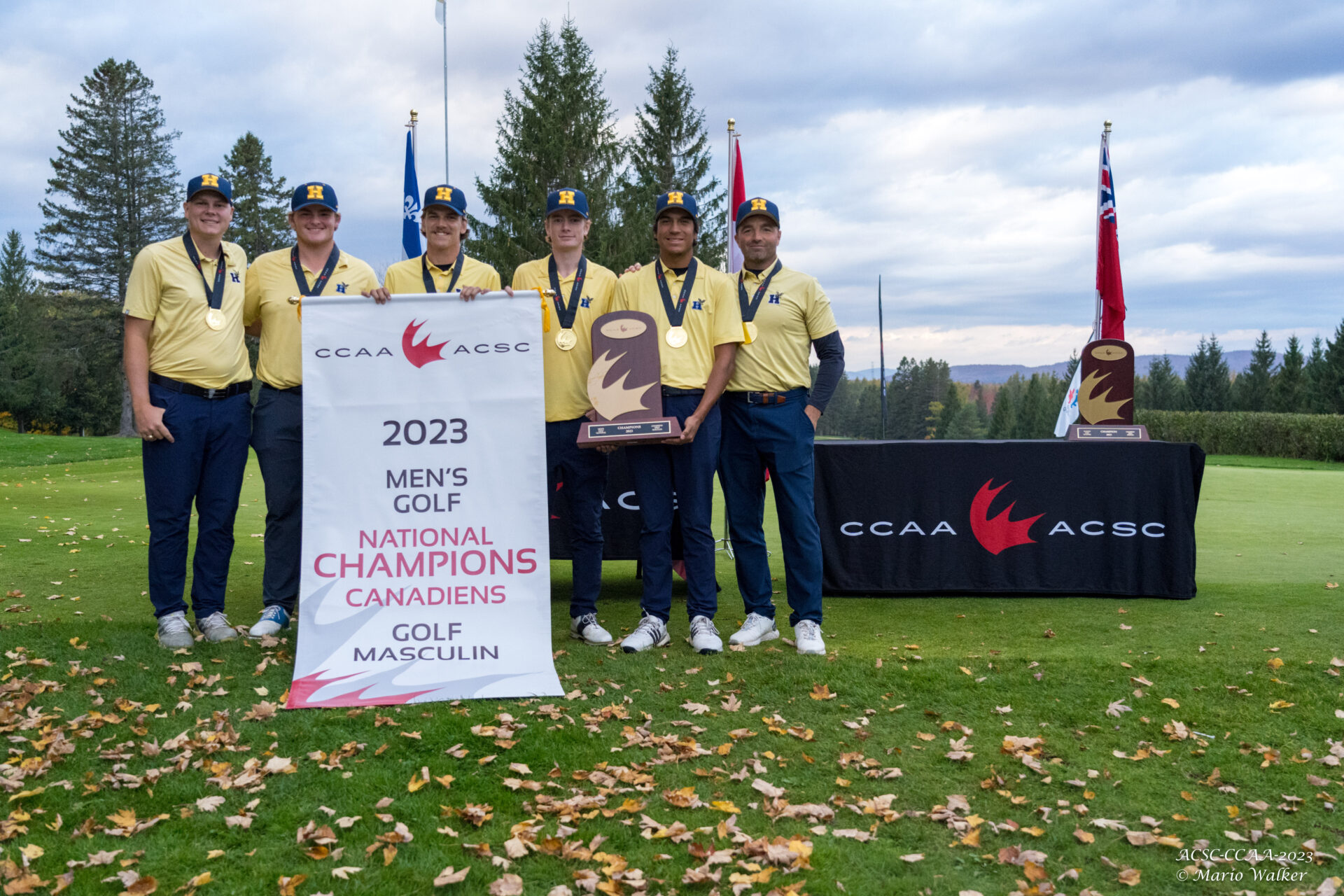 Bouchard, Cloutier and Hawks earn CCAA Golf Gold