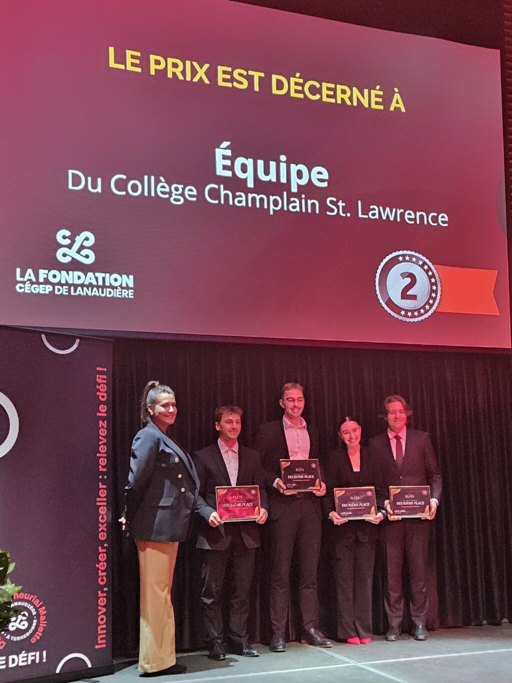 PW Sims Students Place 2nd in Mallette Défi Entrepreneurial at Cegep Lanaudière in Terrebonne