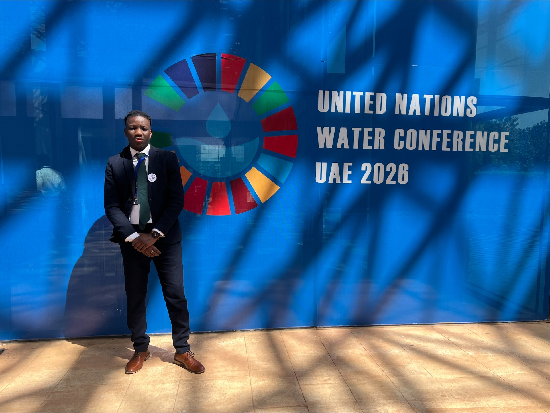 Saïdou Diaoune attends the United Nations 2026 Water Preparatory Conference in Dakar, Senegal